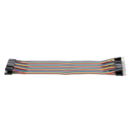40Pcs Dupont Cables M-F M-M F-F Jumper Breadboard Wire GPIO Ribbon Cables Acc